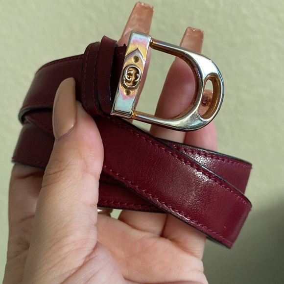 Gucci Maroon women’s belt - Picture 2 of 10
